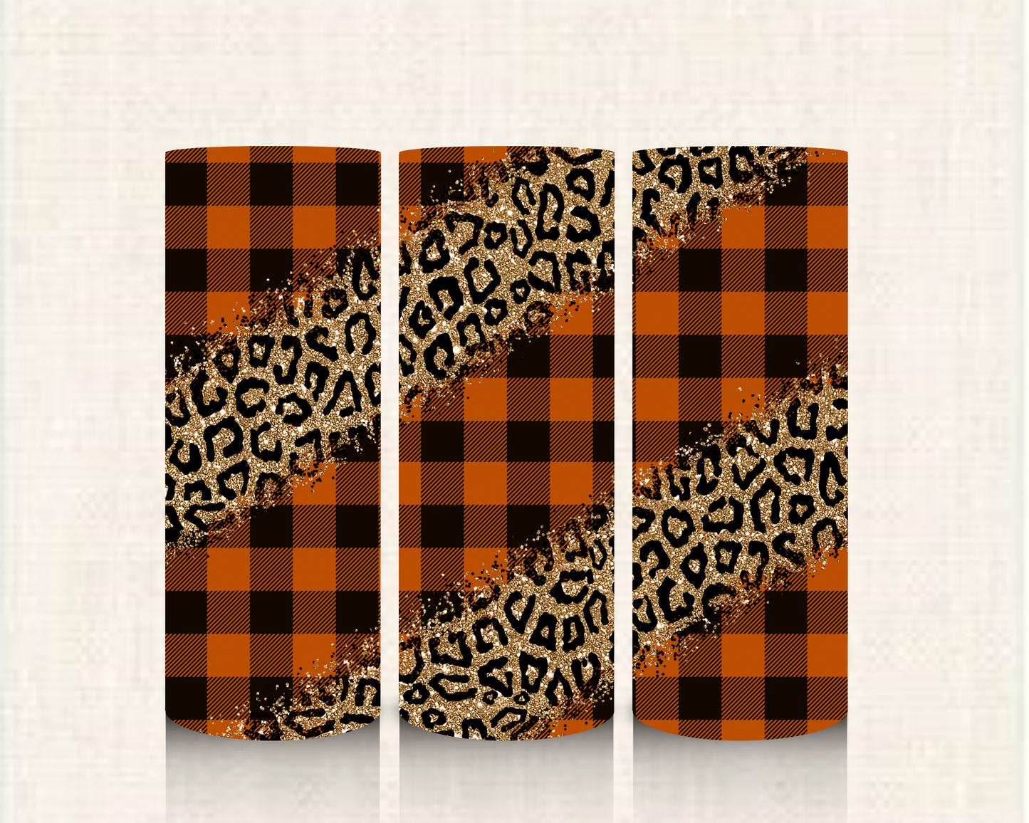Orange Buffalo Check