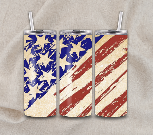 20 oz Patriotic tumbler