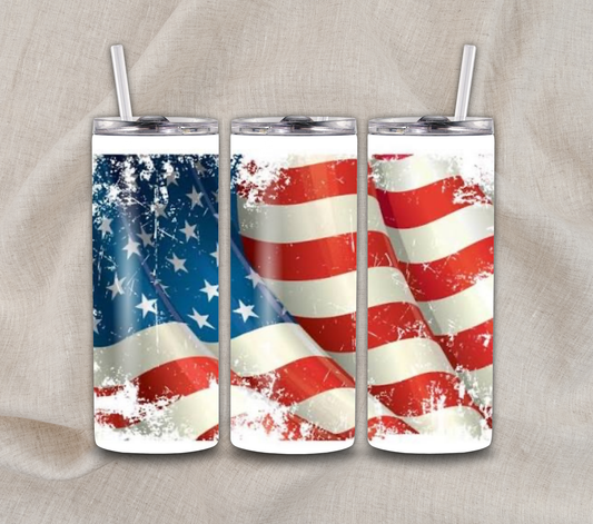 20 oz Patriotic tumbler