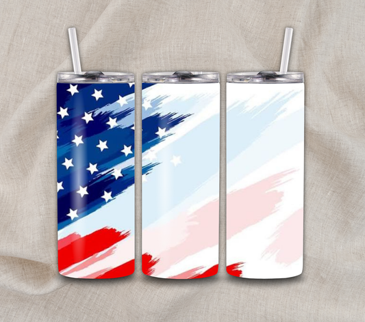 20 oz Patriotic tumbler