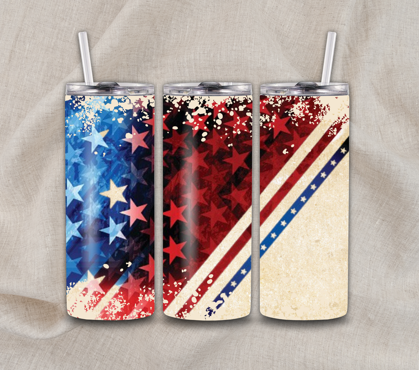 20 oz Patriotic tumbler