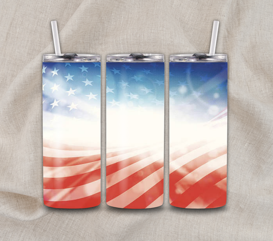 20 oz Patriotic tumbler