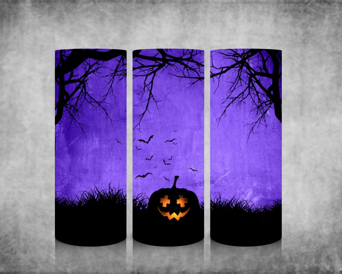 Purple Glow Jack o Lantern