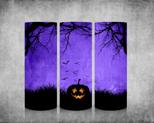 Purple Glow Jack o Lantern