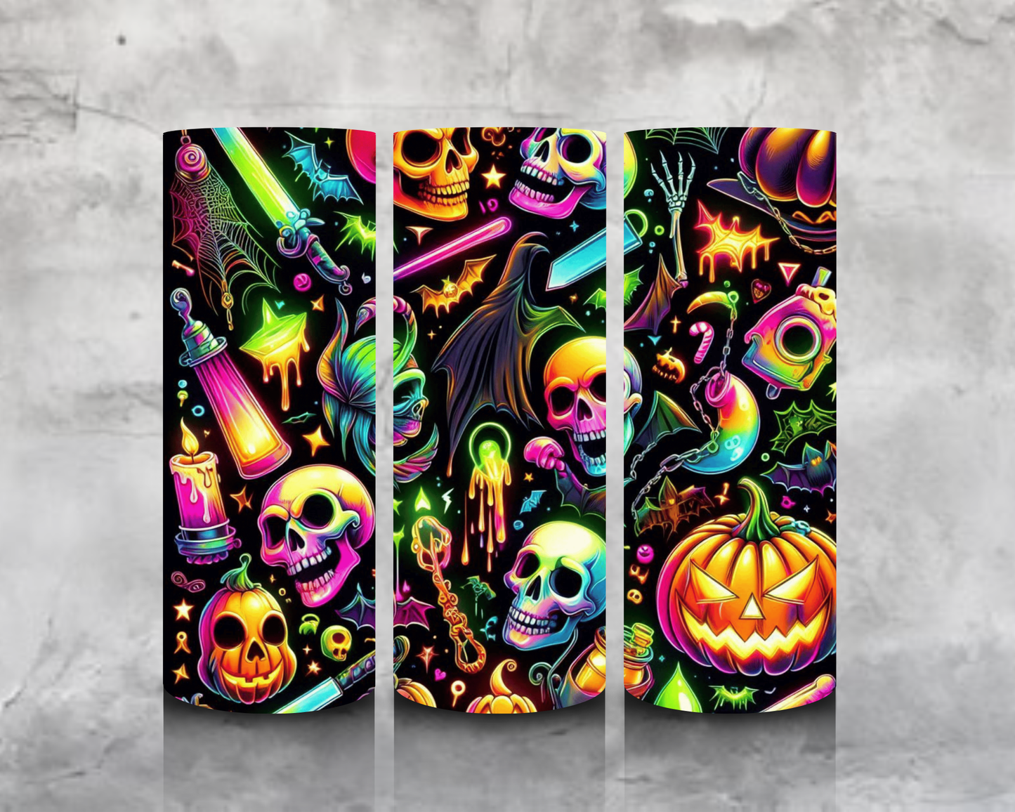 Rainbow Skulls