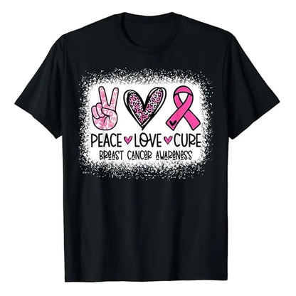 Peace Love Cure Graphic Tee